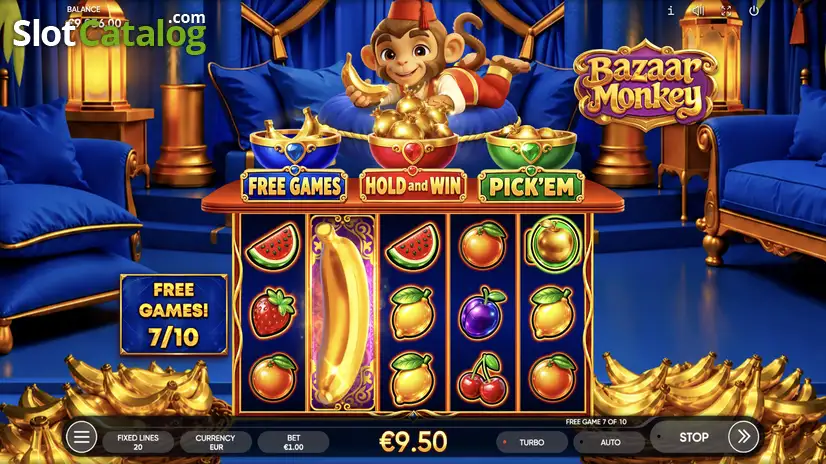 Bazaar Monkey by Endorphina Free Games bazaar-monkey