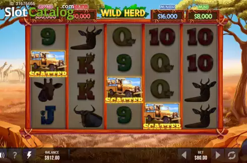 Win screen 2. Wild Herd slot