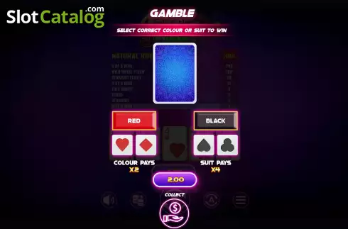 Gamble Game screen. Joker Poker (Esa Gaming) slot