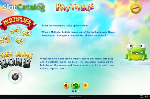 Captura de tela9. Bubble Rama slot