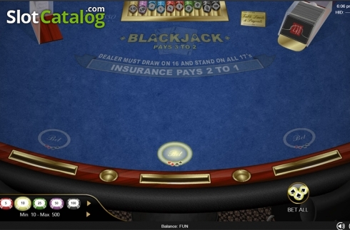 Reels screen. Classic Blackjack (Espresso Gaming) slot
