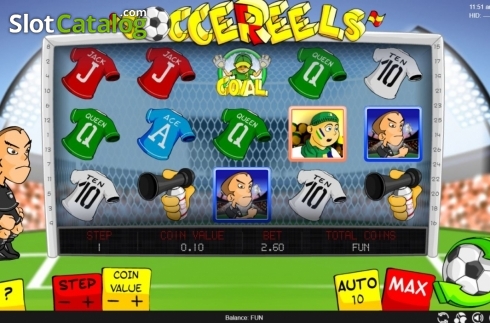 画面2. Soccereels カジノスロット