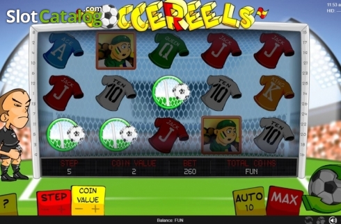 画面3. Soccereels カジノスロット
