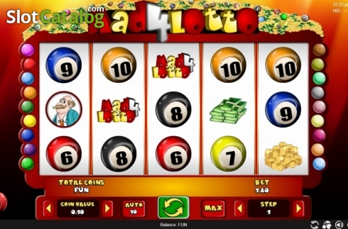 Reel Screen. Mad 4 Lotto slot