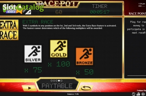 Bildschirm7. Fortune Race Deluxe slot