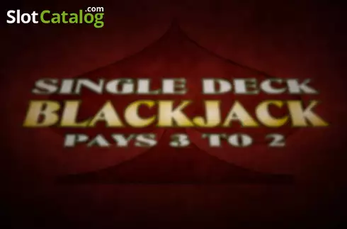 Single Deck Blackjack (Espresso Games) Λογότυπο