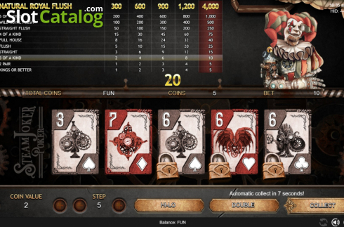 Bildschirm6. Steam Joker Poker slot