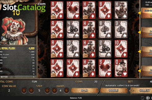 Bildschirm3. 4H Steam Joker Poker slot