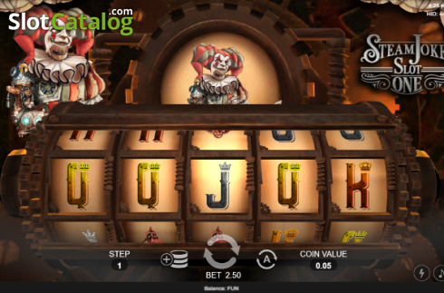 Reel screen. Steam Joker Slot slot