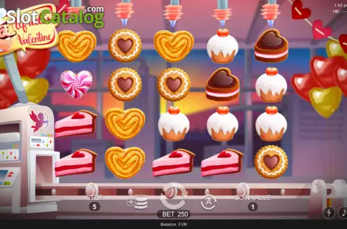 Bildschirm2. Alfredo's Valentine slot