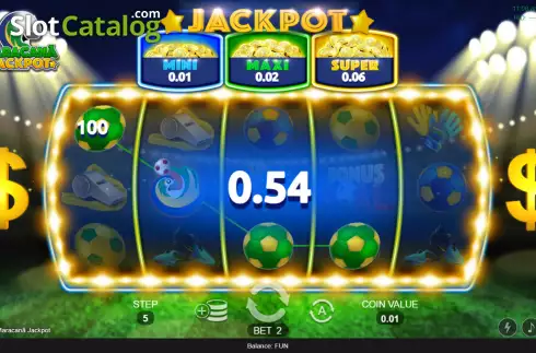 Bildschirm4. Maracana Jackpot slot