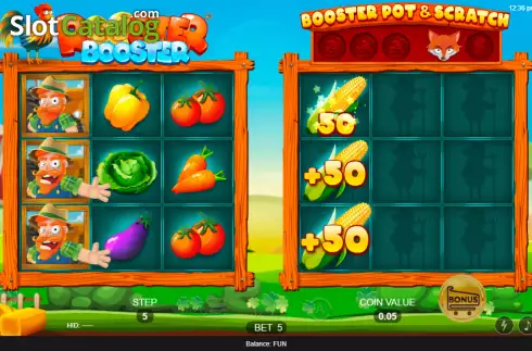 Schermo3. Rooster Booster slot