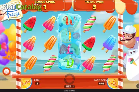 Bonus Game screen 3. Alfredo's Summer slot