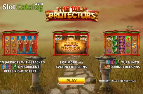 Skärmdump2. The Wild Protectors slot