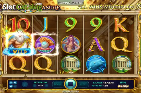 Bildschirm5. Neptune Treasure slot