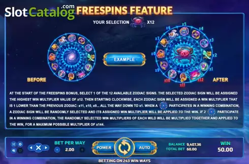 Captura de tela6. Zodiac (Eurasian Gaming) slot