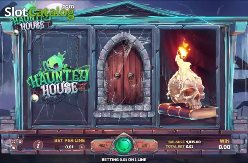 Reel screen. Haunted House (Eurasian Gaming) slot