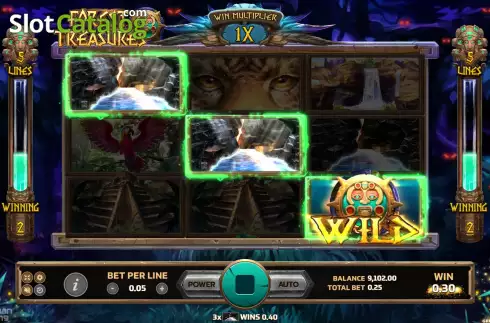 Win screen. Forest Treasure (Eurasian Gaming) slot