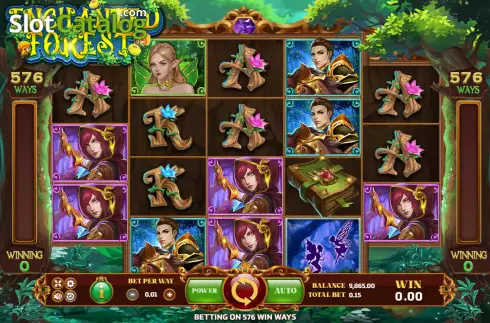 Reel screen. Enchanted Forest (Eurasian Gaming) slot