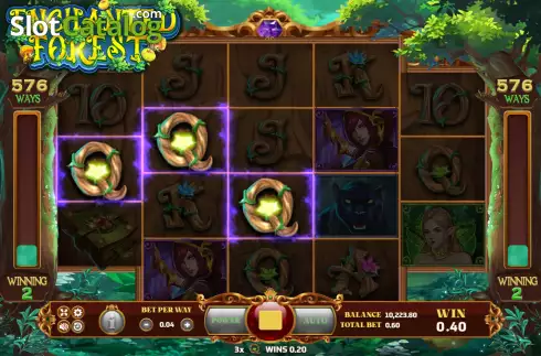 Win screen 2. Enchanted Forest (Eurasian Gaming) slot