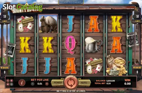 Skärmdump2. Bounty Hunter (Eurasian Gaming) slot