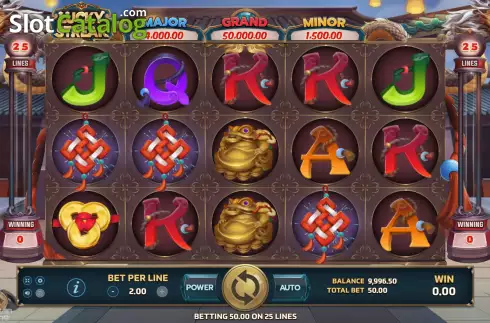 画面2. Lucky Streak (Eurasian Gaming) カジノスロット