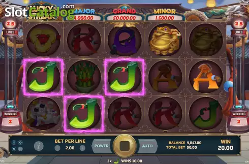Win screen. Lucky Streak (Eurasian Gaming) slot