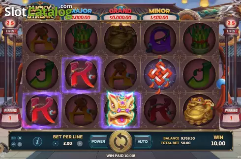 画面4. Lucky Streak (Eurasian Gaming) カジノスロット
