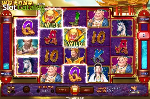 Schermo7. Wukong (Eurasian Gaming) slot
