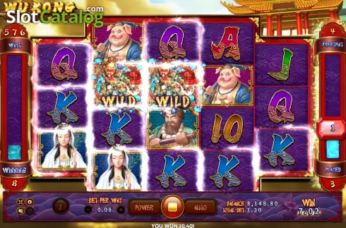 Free Spins screen 3. Wukong (Eurasian Gaming) slot