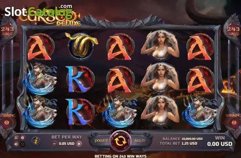 Game screen. Cursed Deluxe slot