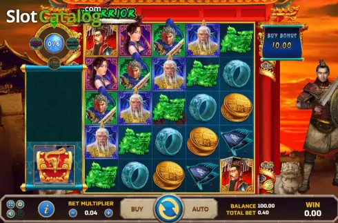画面2. Warrior (Eurasian Gaming) カジノスロット