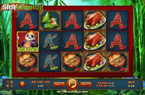Reels screen. Panda Chef (Eurasian Gaming) slot
