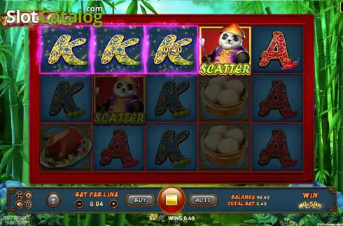 Win screen. Panda Chef (Eurasian Gaming) slot