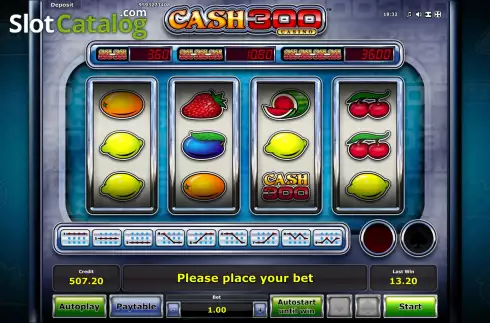 Bildschirm2. Cash 300 Casino slot