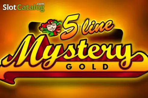 5 Line Mystery Gold Logotipo