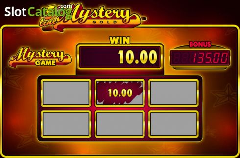 Bonus Game. 5 Line Mystery Gold slot