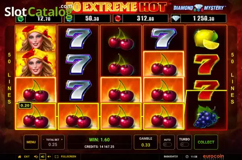 画面4. 50 Extreme Hot カジノスロット