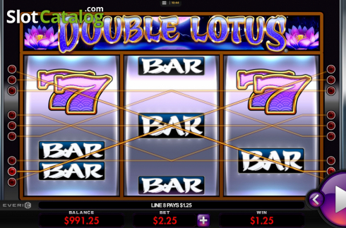 Win screen 2. Double Lotus slot