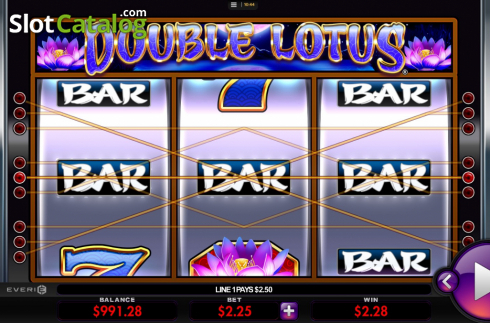 Win screen 3. Double Lotus slot