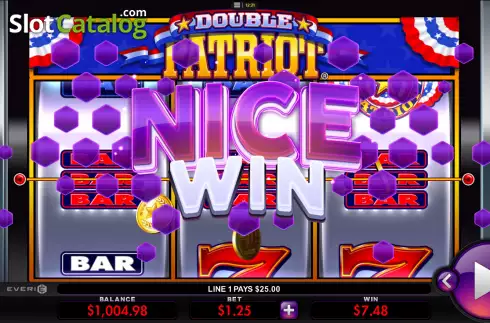 Win screen 2. Double Patriot slot