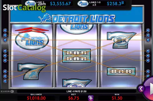 Bildschirm4. Detroit Lions Deluxe slot