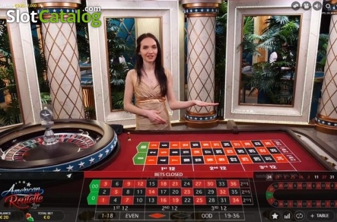 Game Screen. American Roulette (Evolution Gaming) slot