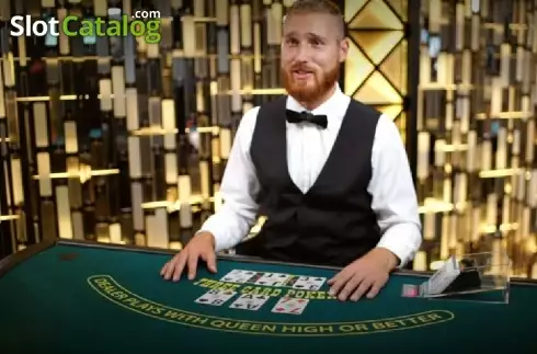 Three Card Poker Live Casino (Evolution Gaming) Логотип