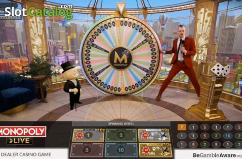画面2. Monopoly Live カジノスロット