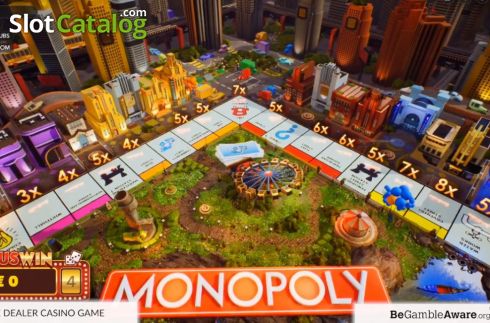 画面4. Monopoly Live カジノスロット