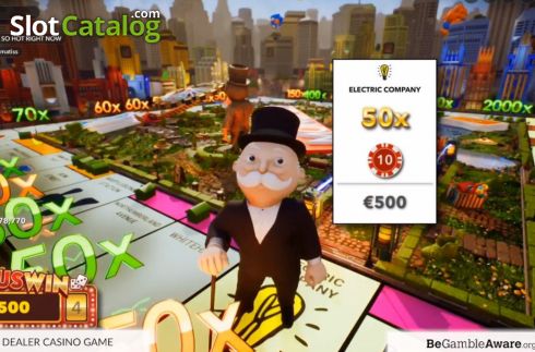 Schermo8. Monopoly Live slot