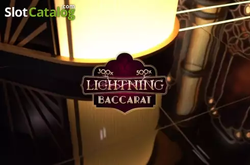 Ecran1. Lightning Baccarat slot