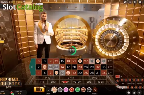 Game Screen 6. Gold Bar Roulette slot