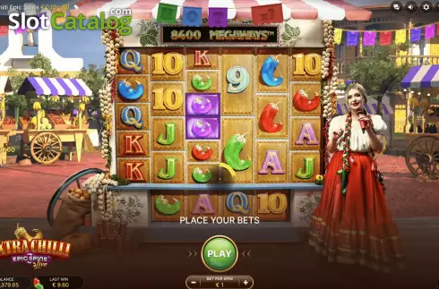 Game Screen 1. Extra Chilli Epic Spins slot